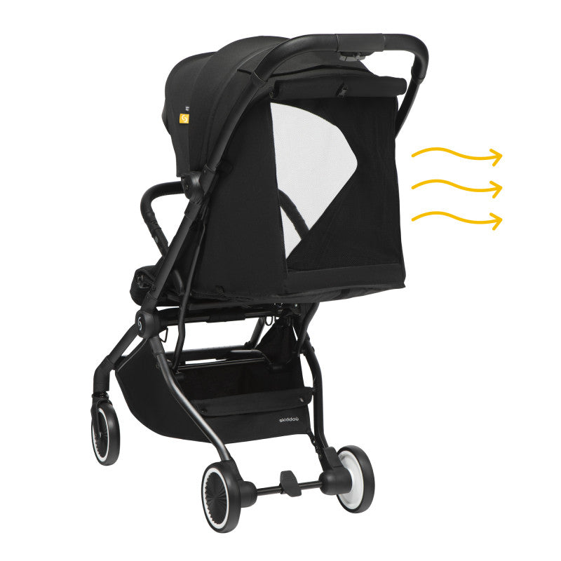 Cărucior de Plimbare Skiddou Espoo+onyx Negru