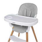 Scaun de masă Skiddou Sunt 2in1 Nomadic Dream Gri - Regabil și Multifuncțional