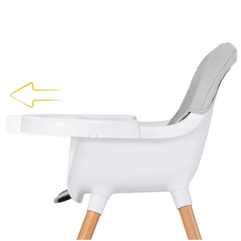 Scaun de masă Skiddou Sunt 2in1 Nomadic Dream Gri - Regabil și Multifuncțional