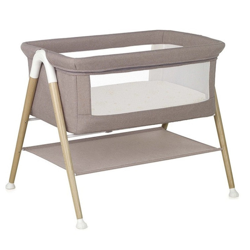 Pătuț Co-Sleeper Jane Woods Bej – Design Elegant și Funcțional