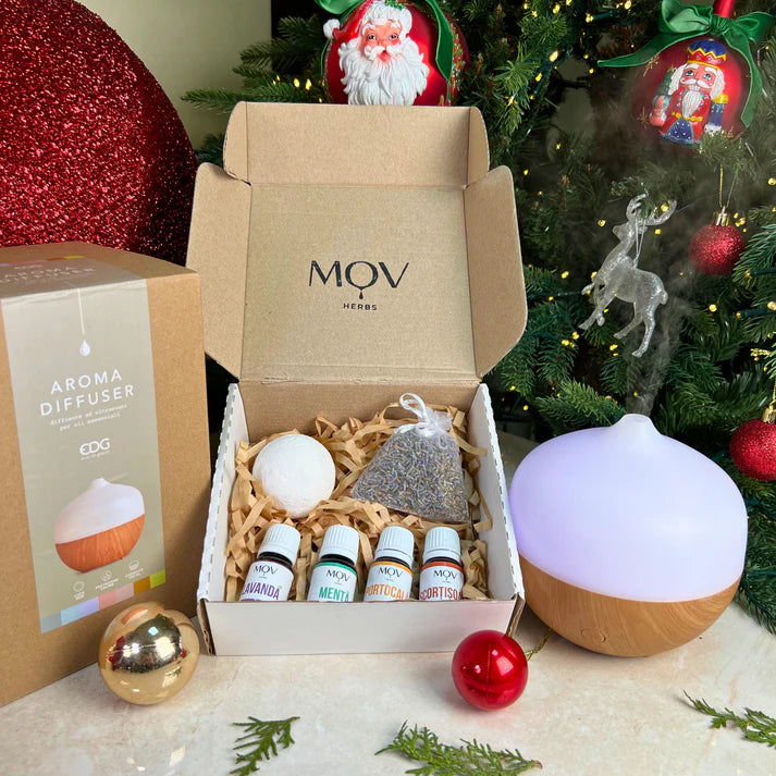 Set Răsfăț cu difuzor aromaterapie