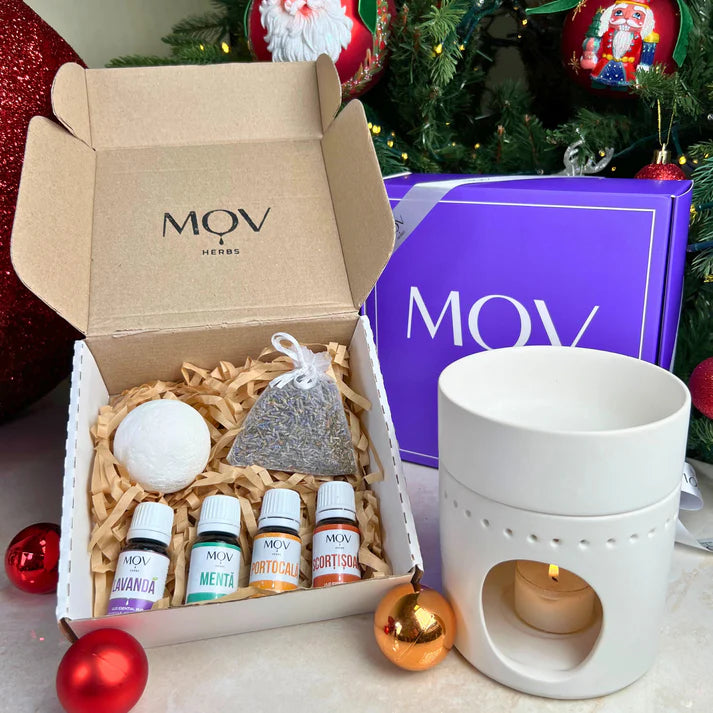 Set Răsfăț cu lampă aromaterapie