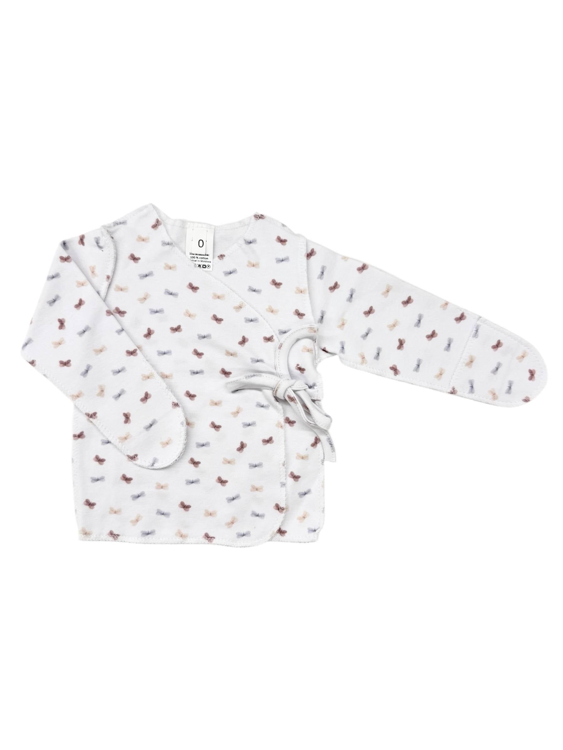 Bluză pentru prematuri din bumbac organic