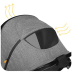 Cărucior 2in1 Skiddou Nasjo Nomadic Dream Gri Deschis