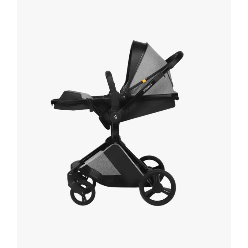 Cărucior 2in1 Skiddou Nasjo Nomadic Dream Gri Deschis
