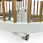 Pătuț transformabil Napoli Plus Alb+Natural