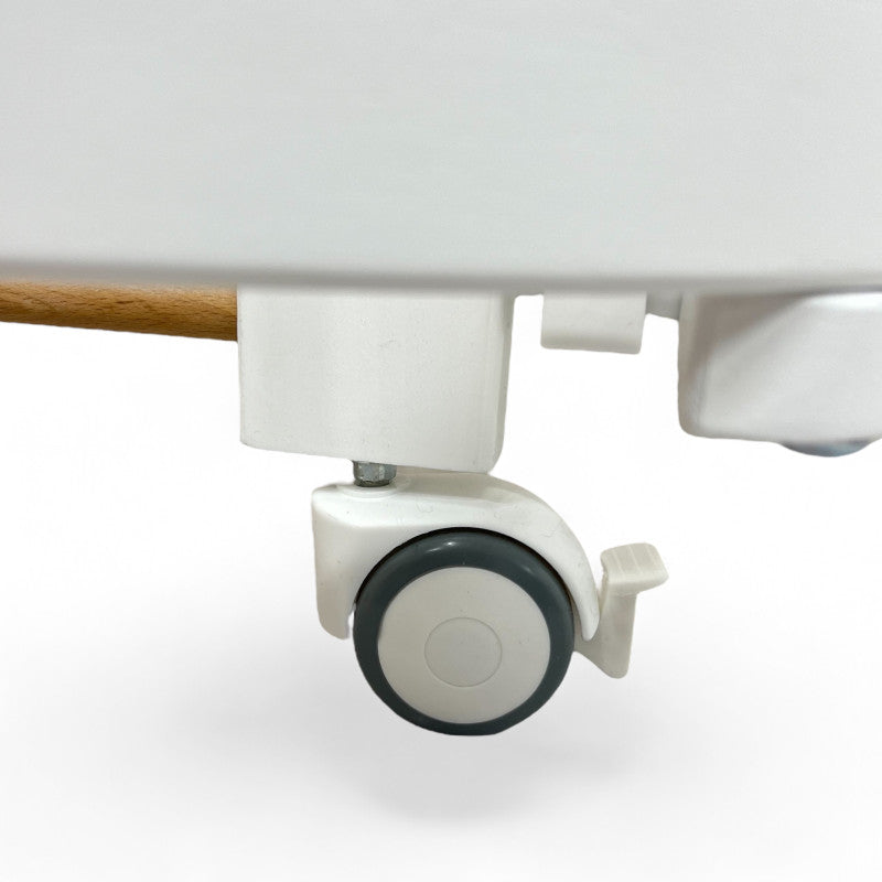 Pătuț transformabil Napoli Plus Alb+Natural