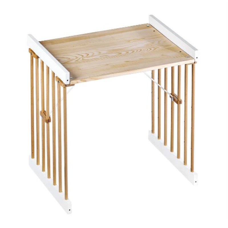 Pătuț transformabil Napoli Plus Alb+Natural