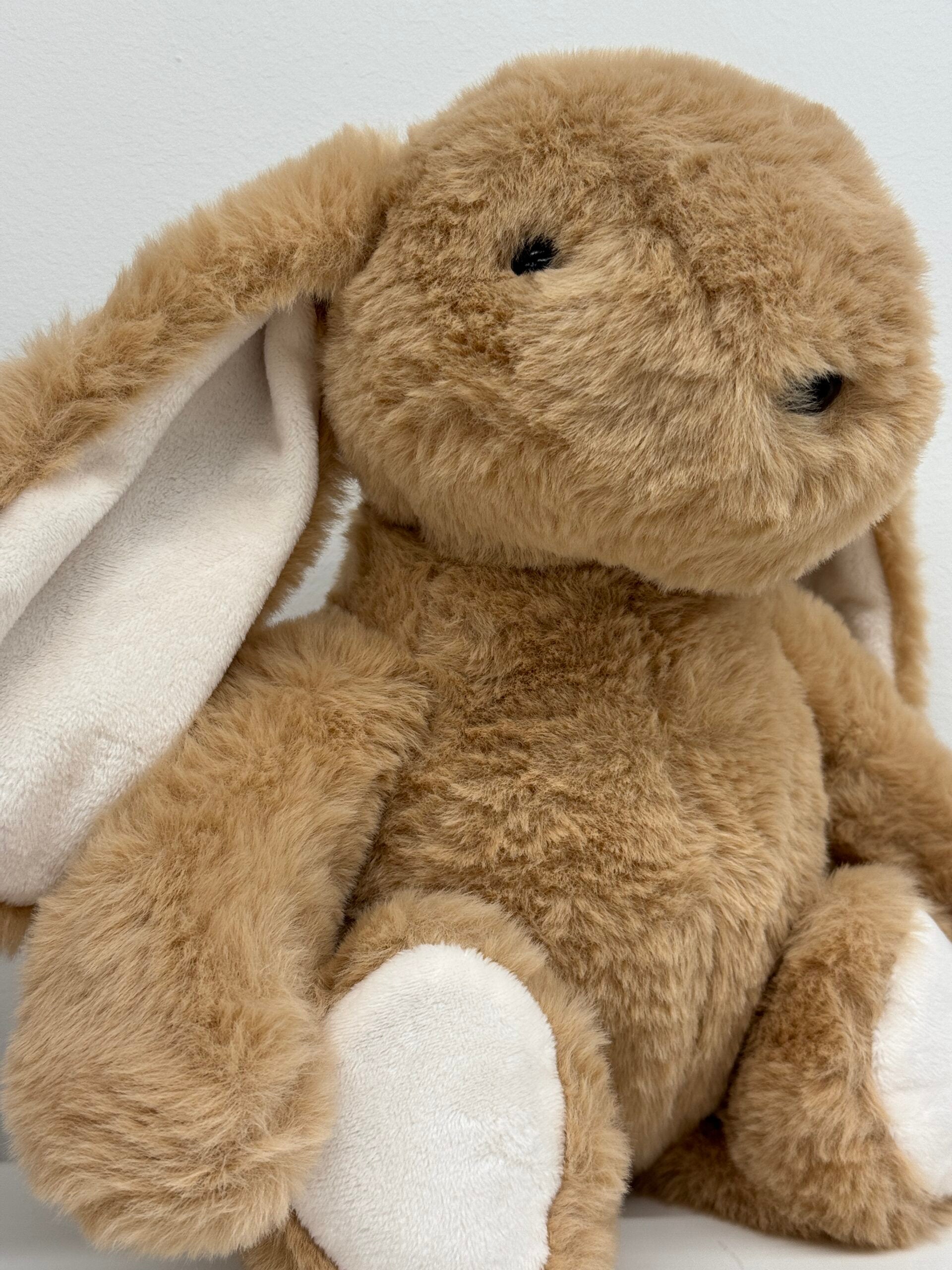 Iepuraș pluș copii 35 cm - jucărie moale și dragălaș