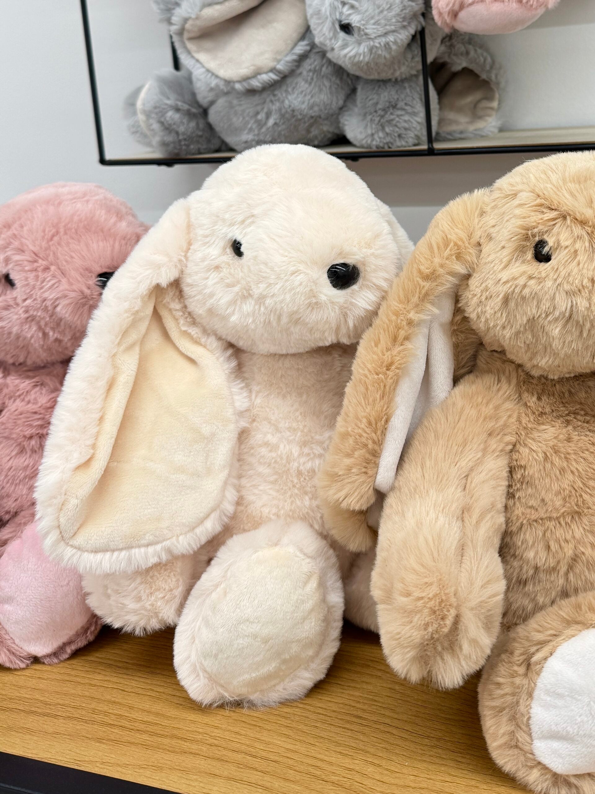 Iepuraș pluș copii 35 cm - jucărie moale și dragălaș