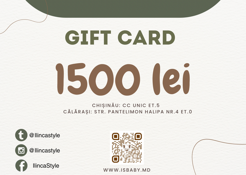 Certificat Cadou I&S Baby – Cadoul Perfect pentru Părinți și Copii