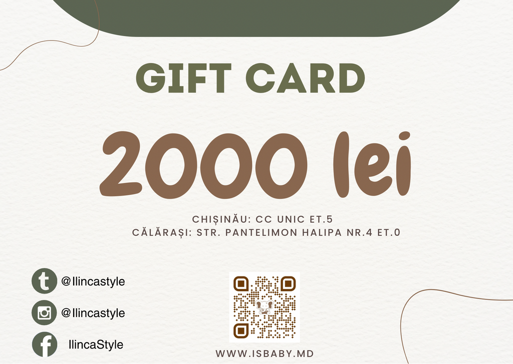 Certificat Cadou I&S Baby – Cadoul Perfect pentru Părinți și Copii