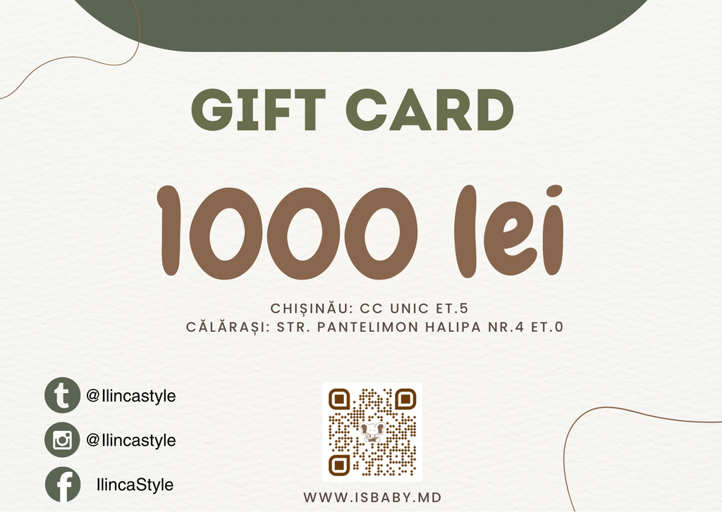 Certificat Cadou I&S Baby – Cadoul Perfect pentru Părinți și Copii