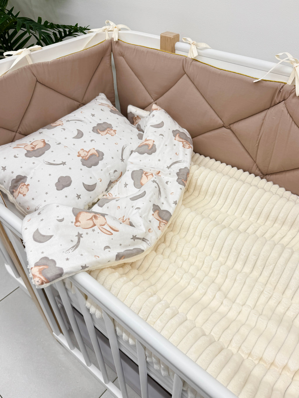 Set pernă cu plapumă pentru copii ursuleți