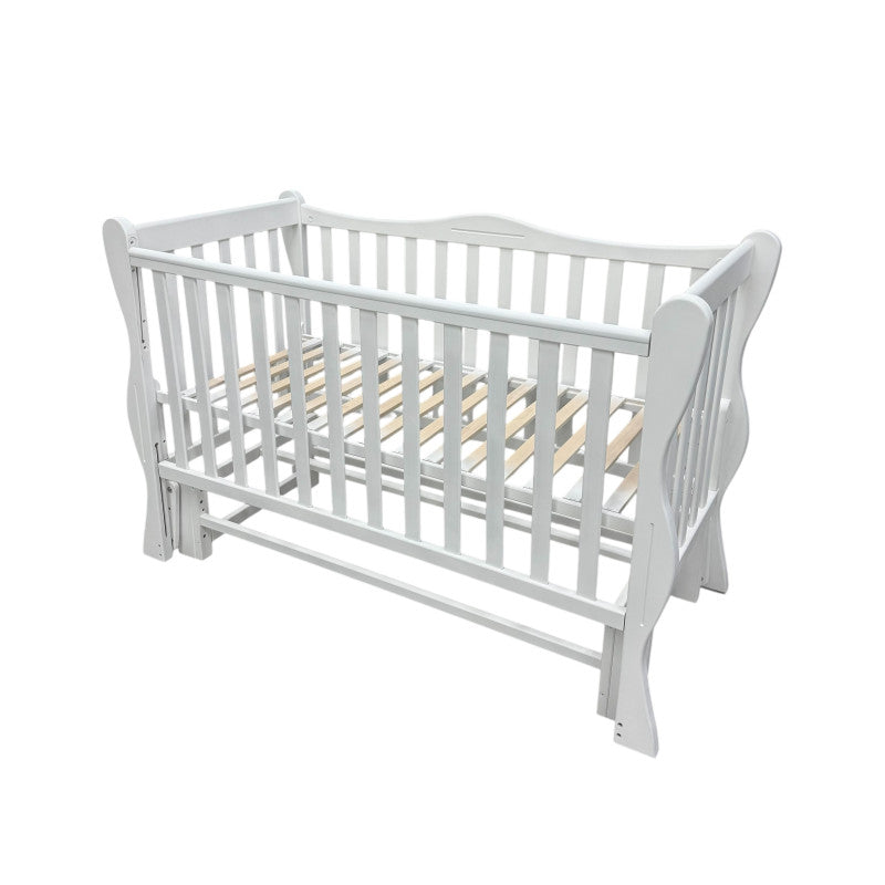 Pătuț Goydalka Joly Alb – Confort și Siguranță pentru Bebelușul Tău