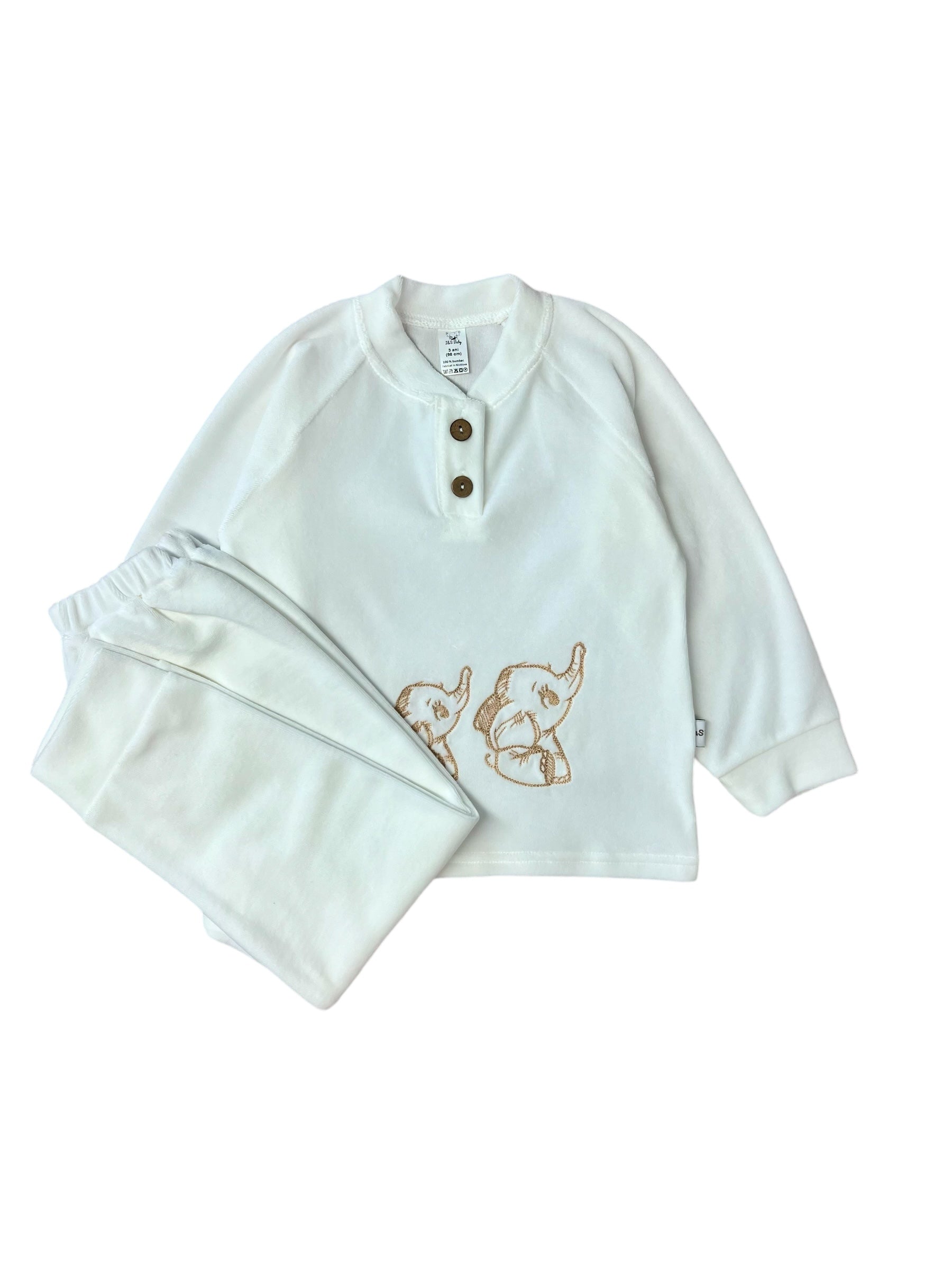 PIJAMA PENTRU COPII DIN CATIFEA