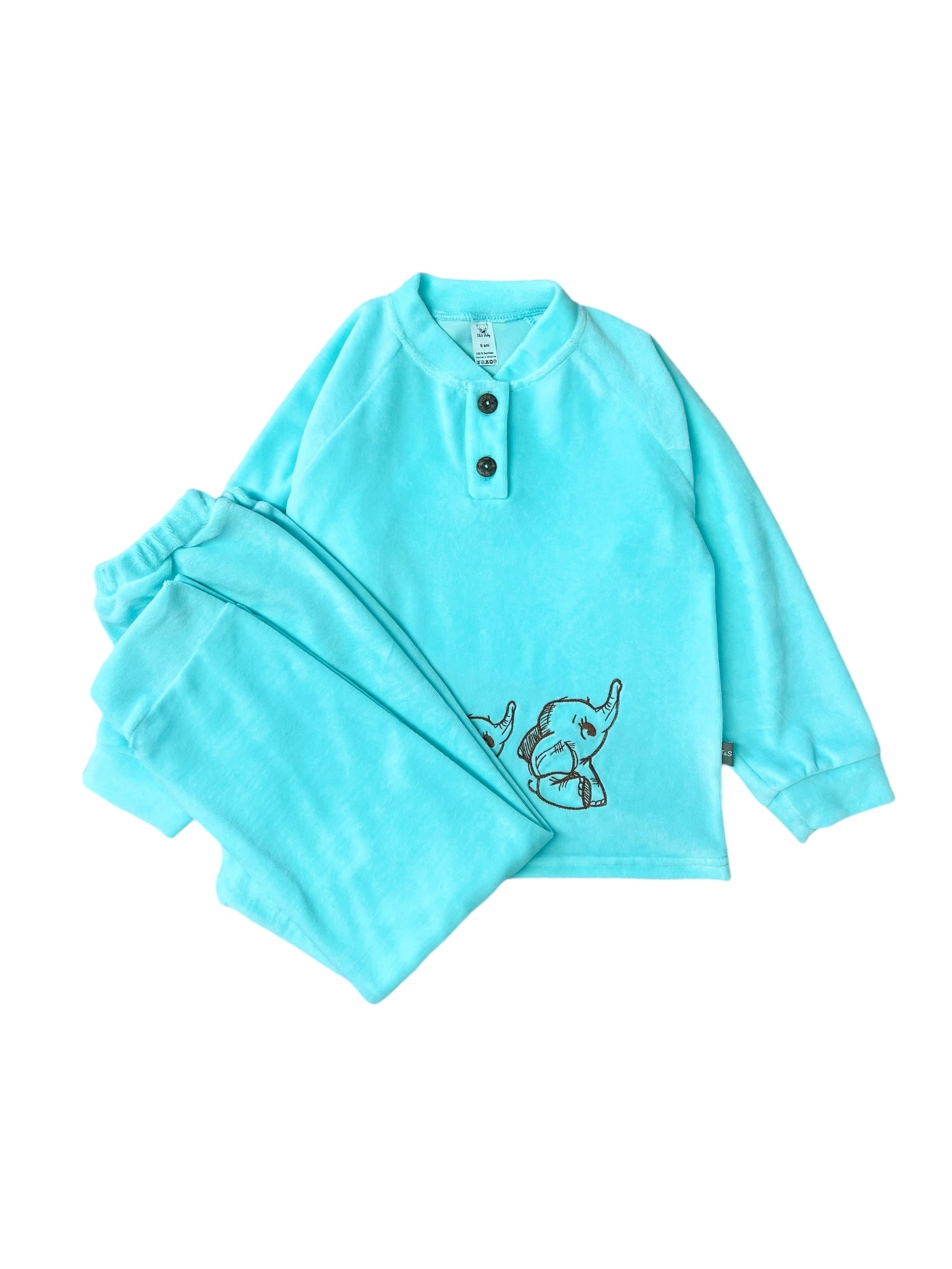 PIJAMA PENTRU COPII DIN CATIFEA