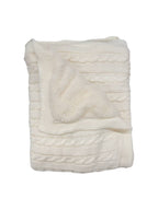 Păturică Tricotată cu Blăniță – Dimensiune 90x80 cm