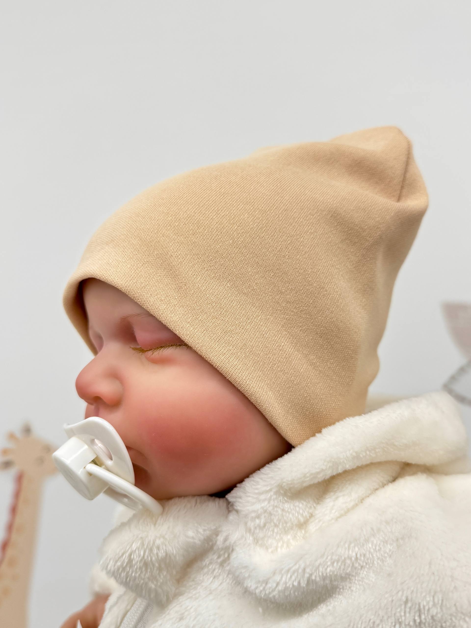 Căciulițe nou născuți duble - protecție și căldură pentru bebeluși