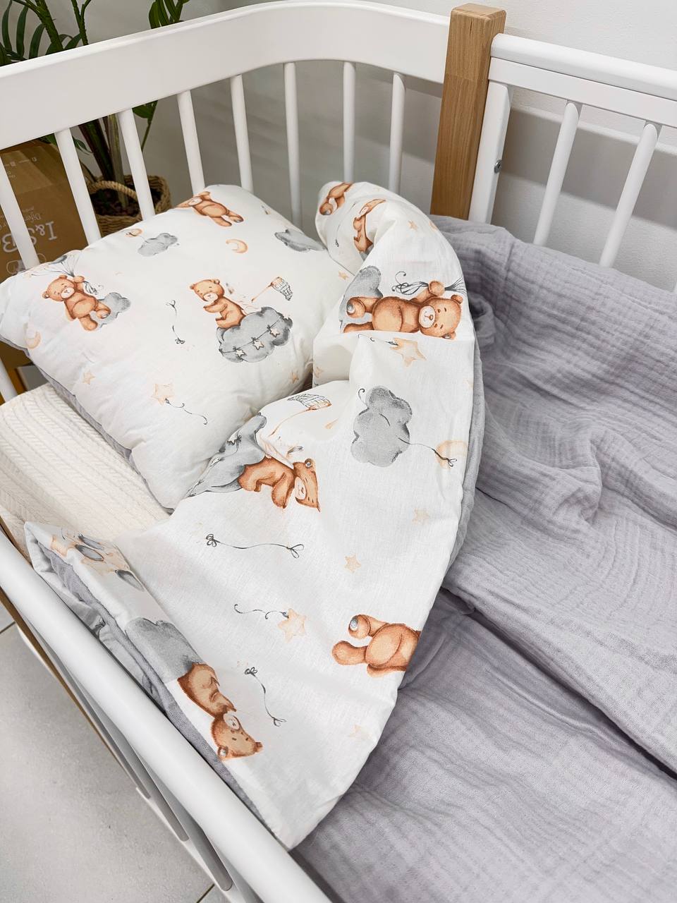 Plapumă Matlasată Ursuleț 120x100 cm