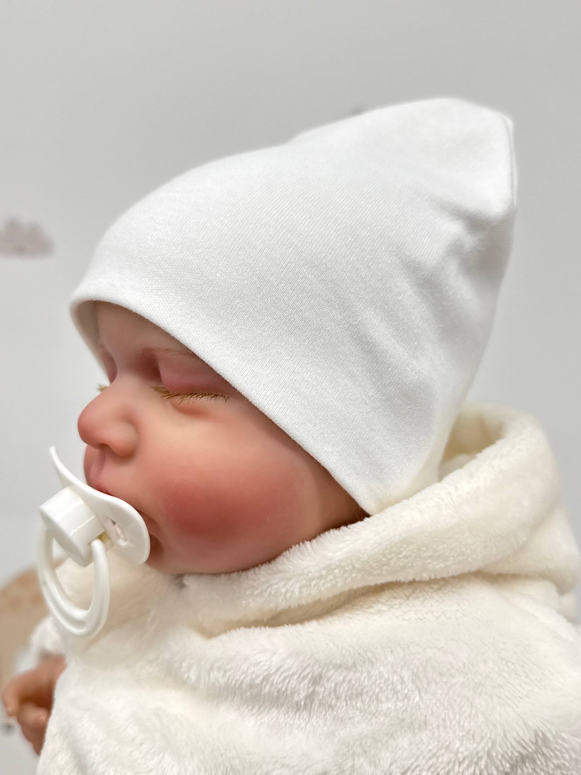Căciulițe nou născuți duble - protecție și căldură pentru bebeluși