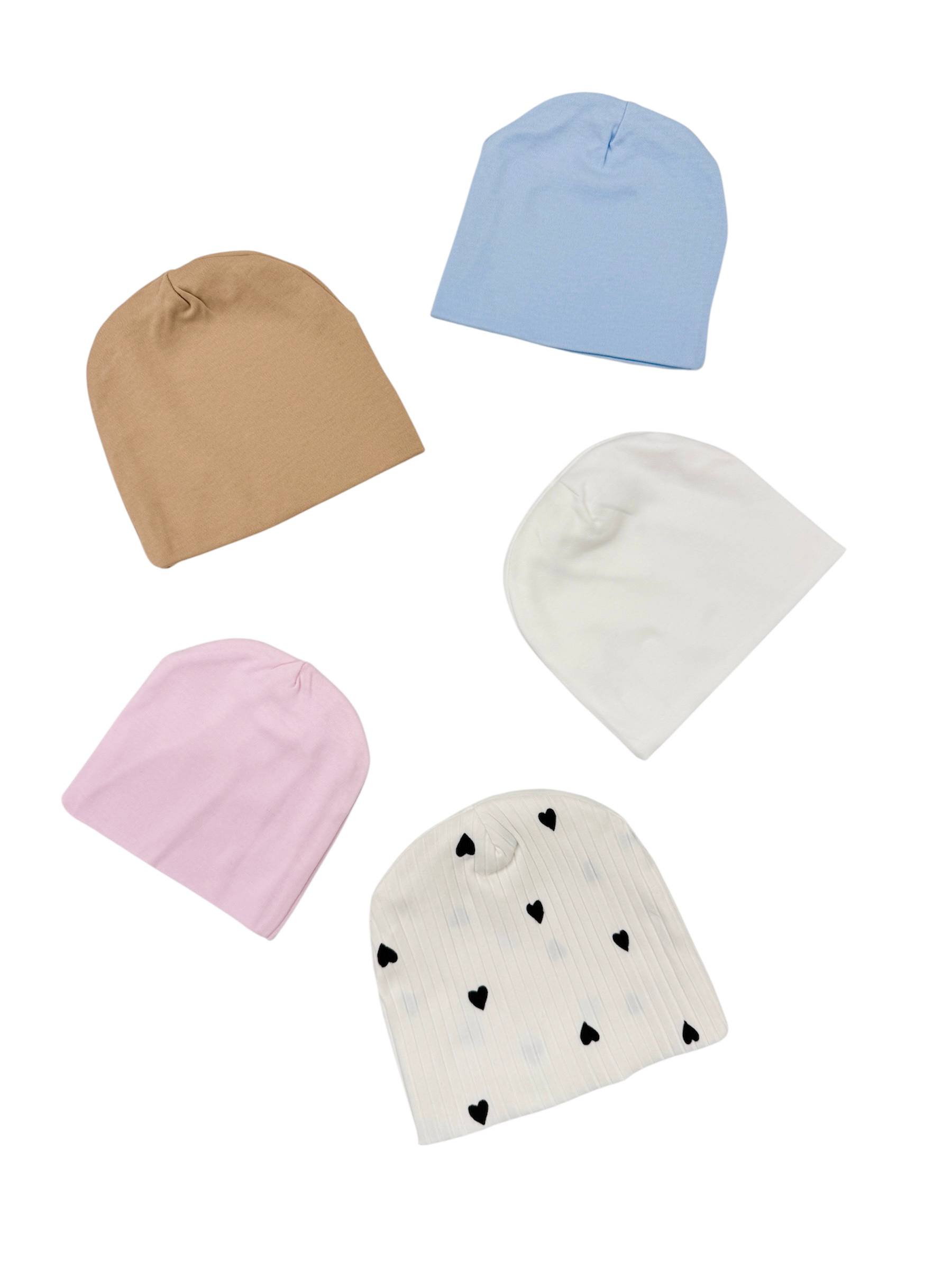Căciulițe nou născuți duble - protecție și căldură pentru bebeluși