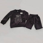 Costum gri închis cald "Te iubesc, Mami"