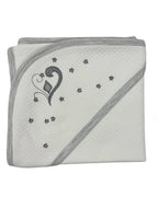 Set Nou-Născuți Gri Alb – 12 Articole Esențiale