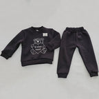 Costum gri închis cald "Te iubesc, Mami"