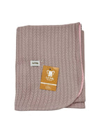 Cuvertură tricotată din bumbac pentru bebeluși 100x120 cm