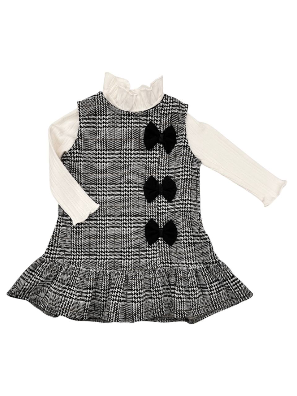 Rochiță Sarafan Elegantă Fetiță cu Maletă