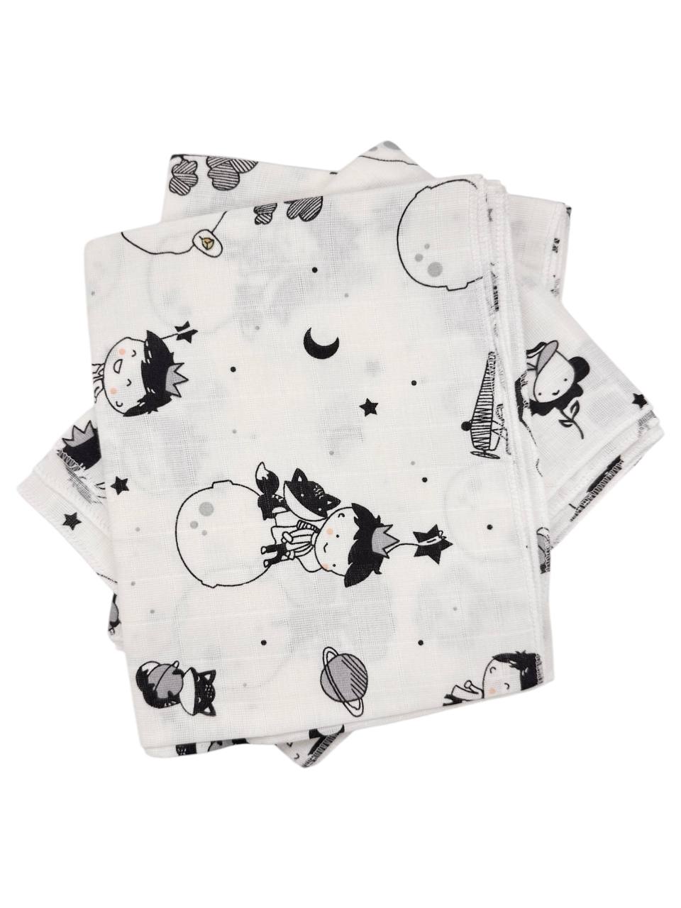 Pelincă Muselină Bebe 100x80 cm – Moale, Hipoalergenică și Absorbantă