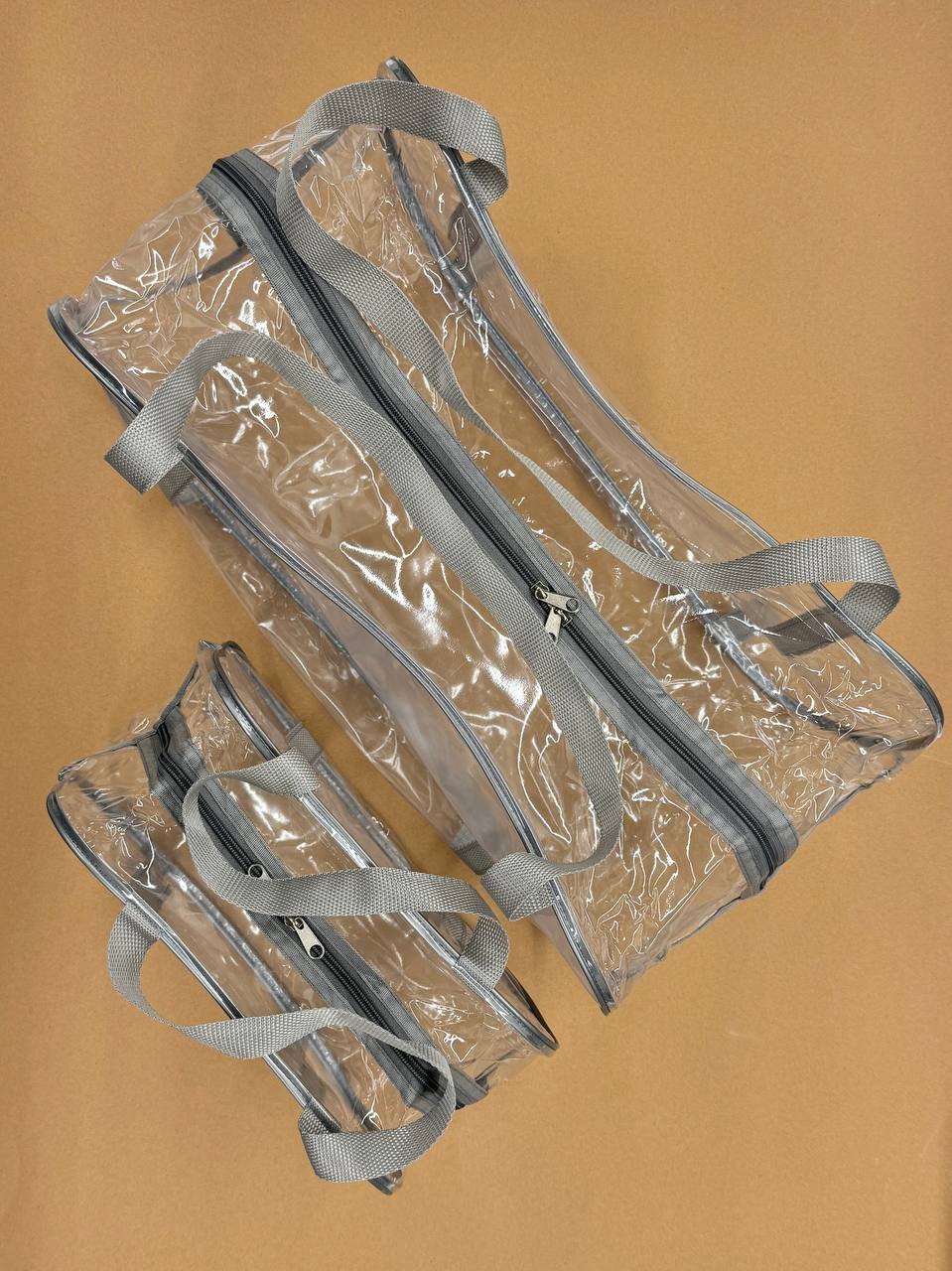 Set genti maternitate transparente din PVC