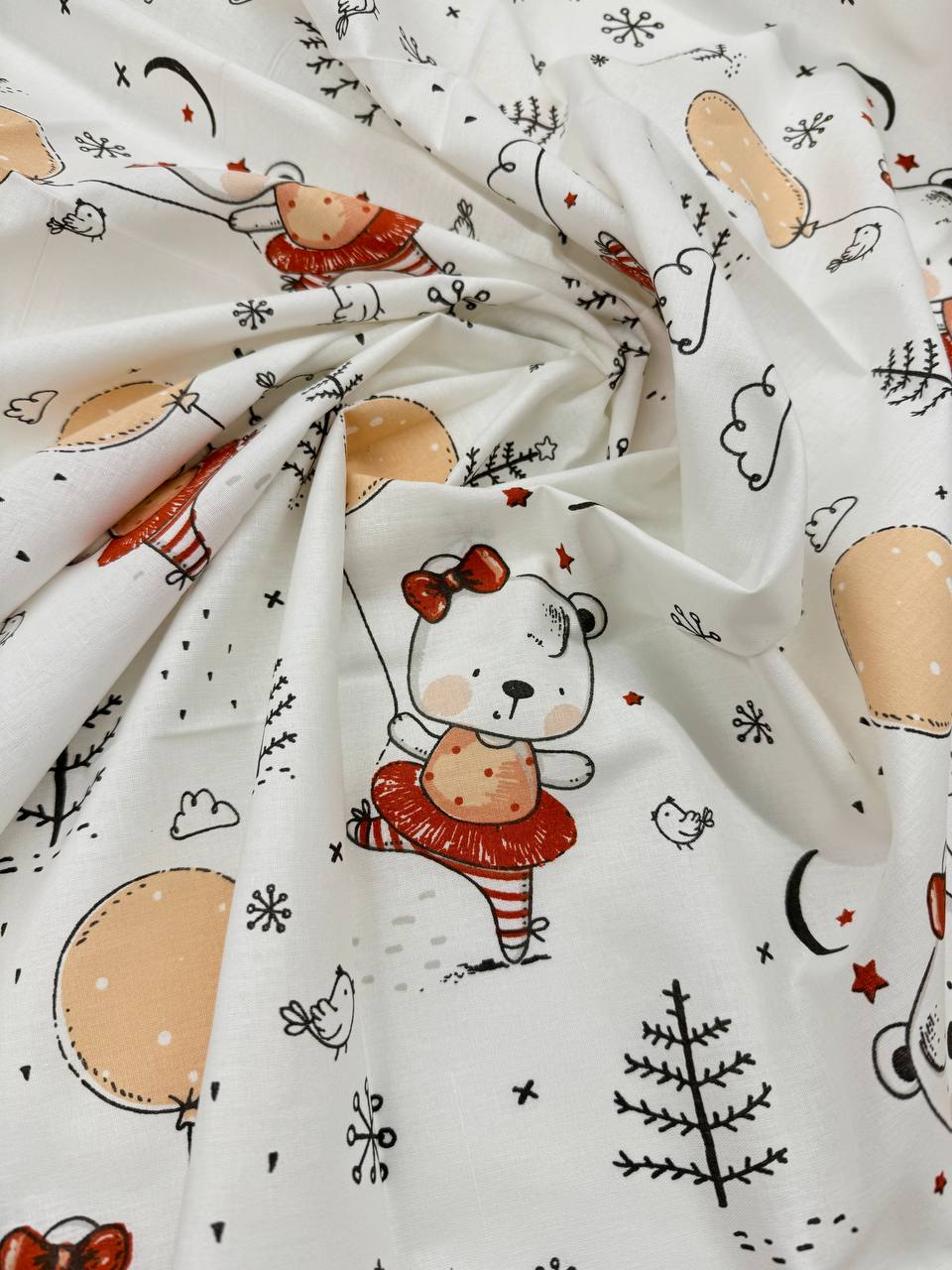 Pelincă textilă bumbac organic 80x110 cm