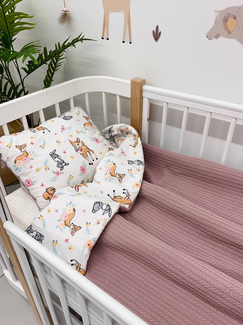 Set Plapumă și Pernă din Stofe Naturale