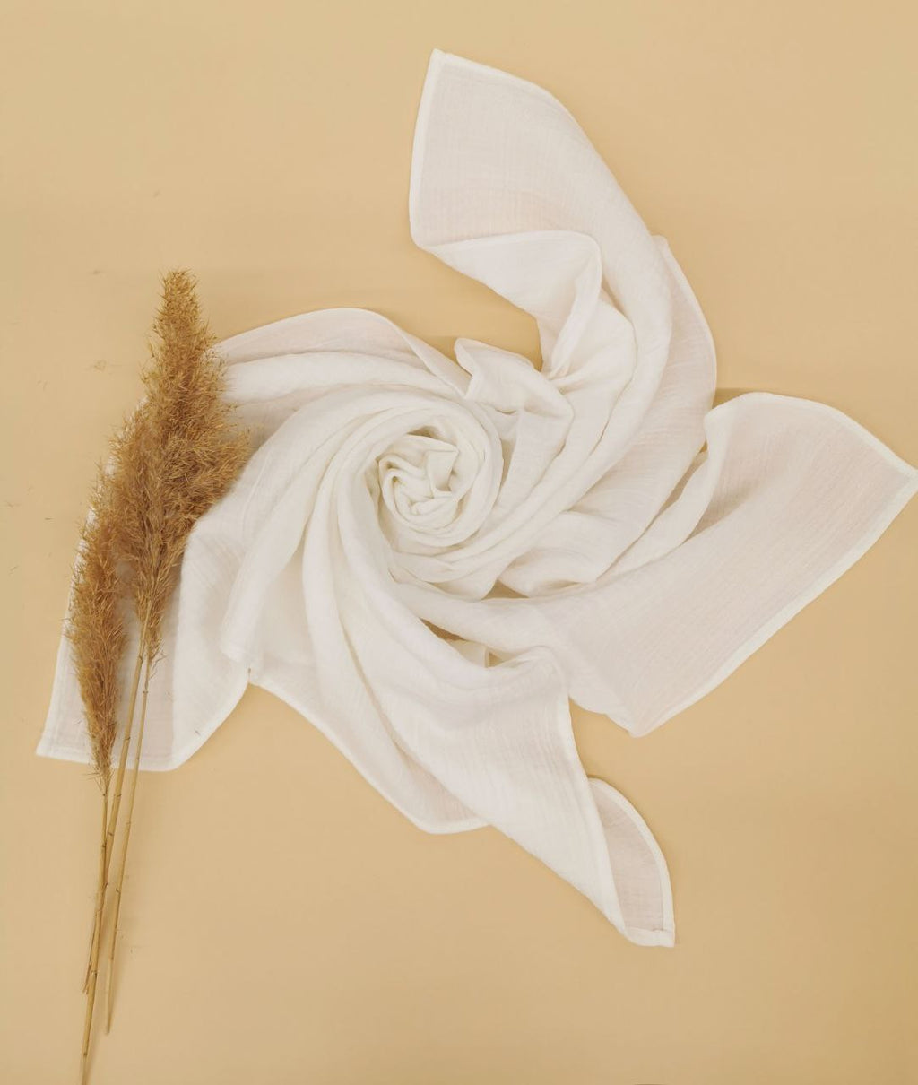 Muselina crem 2 straturi 100/100cm - IlincaStyle