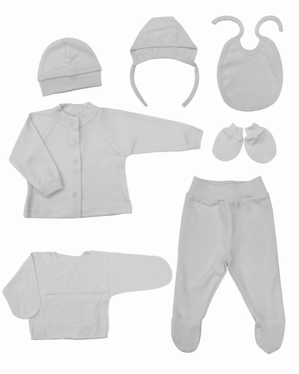 set in maternitate din bumbac (7 hainute la piele) - IlincaStyle