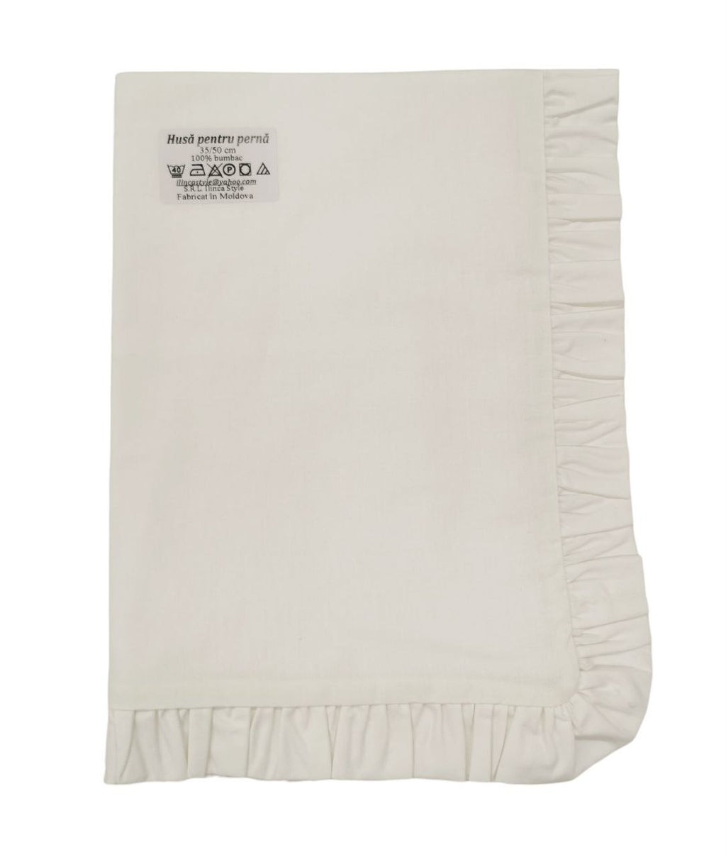 Husă pernă 35 × 50 cm – Volan - IlincaStyle