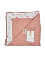 Muselina 4 straturi cu cant 80/110 cm CARAMIZIU - IlincaStyle