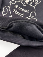 Costum gri închis cald "Te iubesc, Mami"