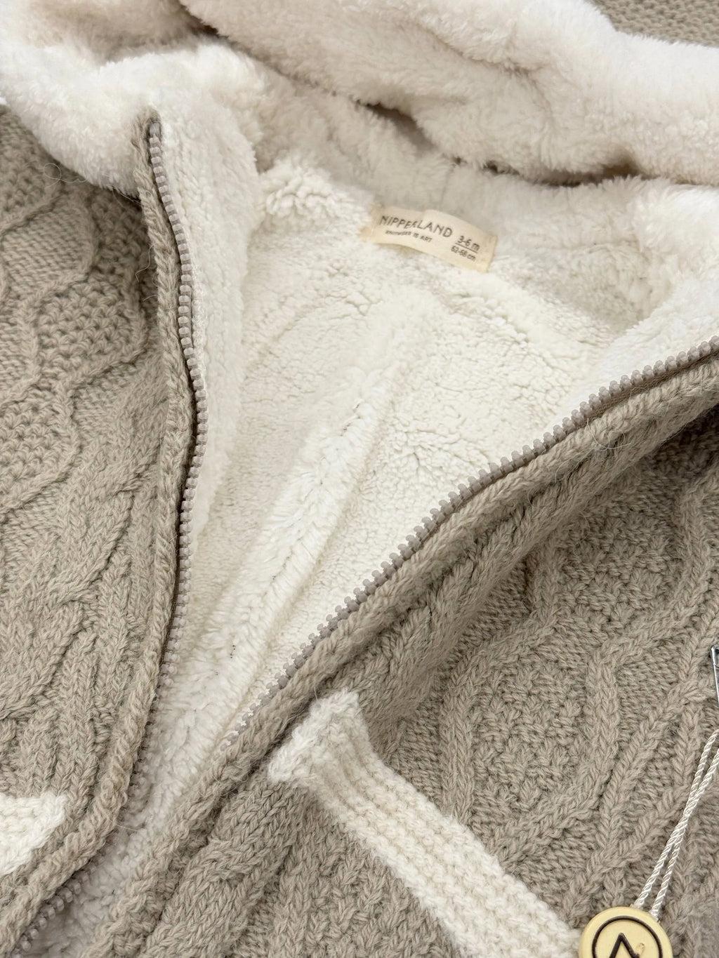 Salopetă Iepuraș Tricot cu Blăniță Interioară