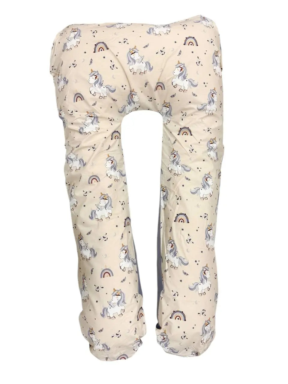 Perna Pentru Gravide U-Shape – Gri Pe Bej/Gri Întunecat – 130cm