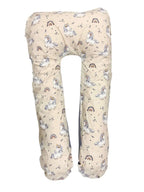 Perna Pentru Gravide U-Shape – Gri Pe Bej/Gri Întunecat – 130cm