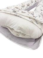 Perna Pentru Gravide U-Shape – Unicorn Gri Pe Alb, 150 cm