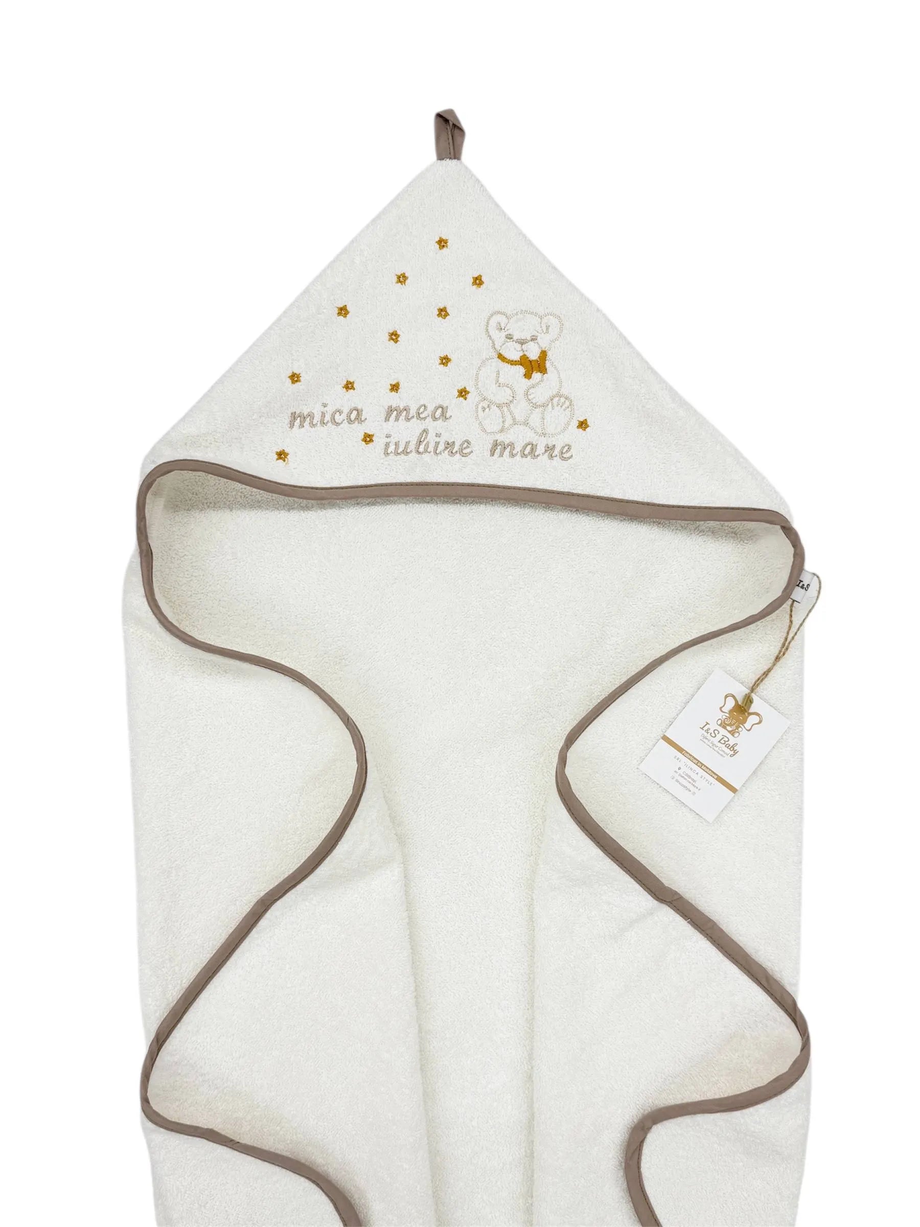 Prosop din Mahra 95x95 cm ursuleț