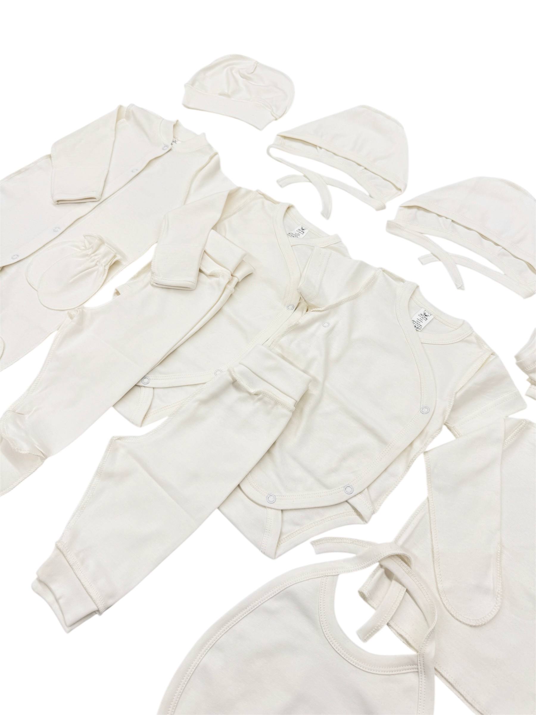 Set Nou-Născuți 12 articole Crem