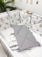 Apărătoare adorabile cu print de ursuleți 120/60