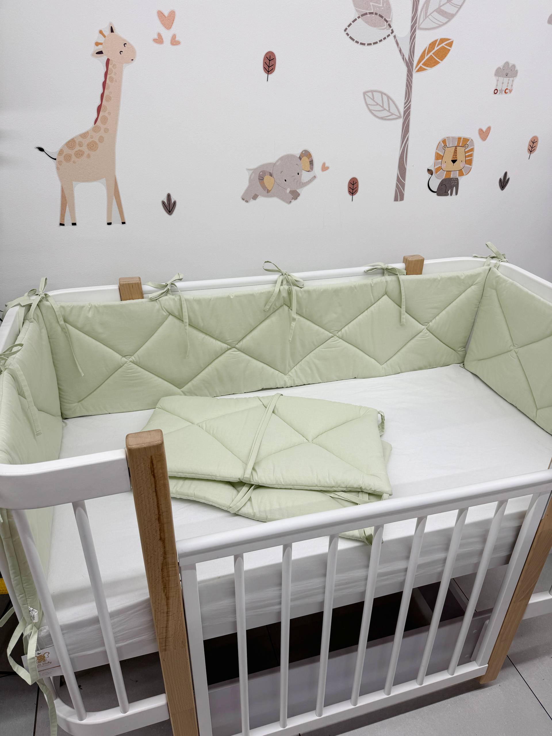 Apărătoare adorabile culoarea fistic 120/60cm