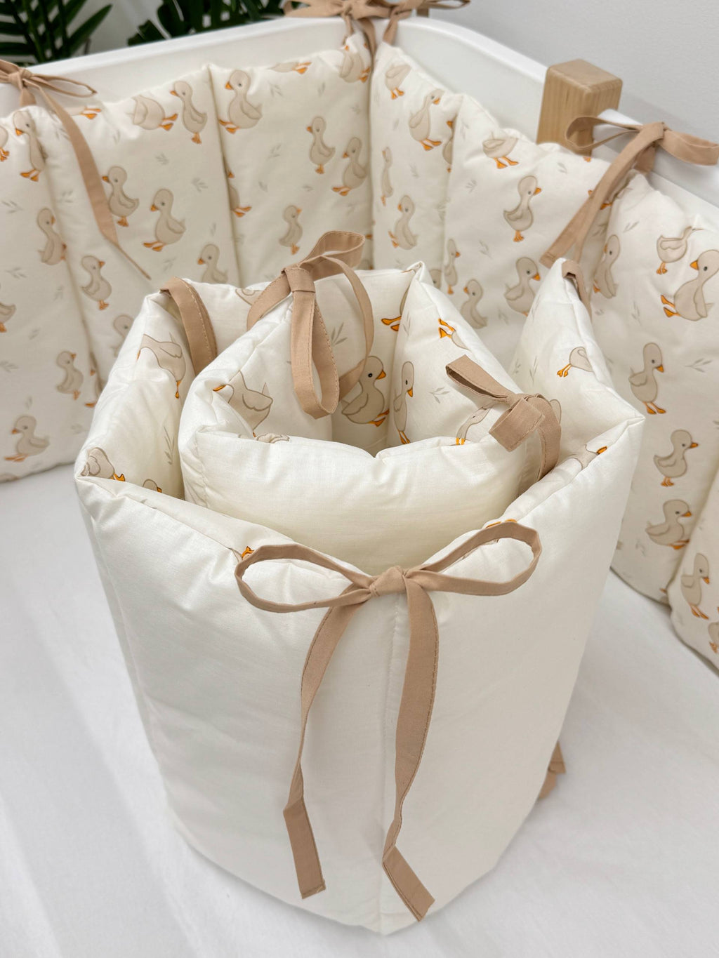 Apărătoare adorabile print rățuște 120/60cm