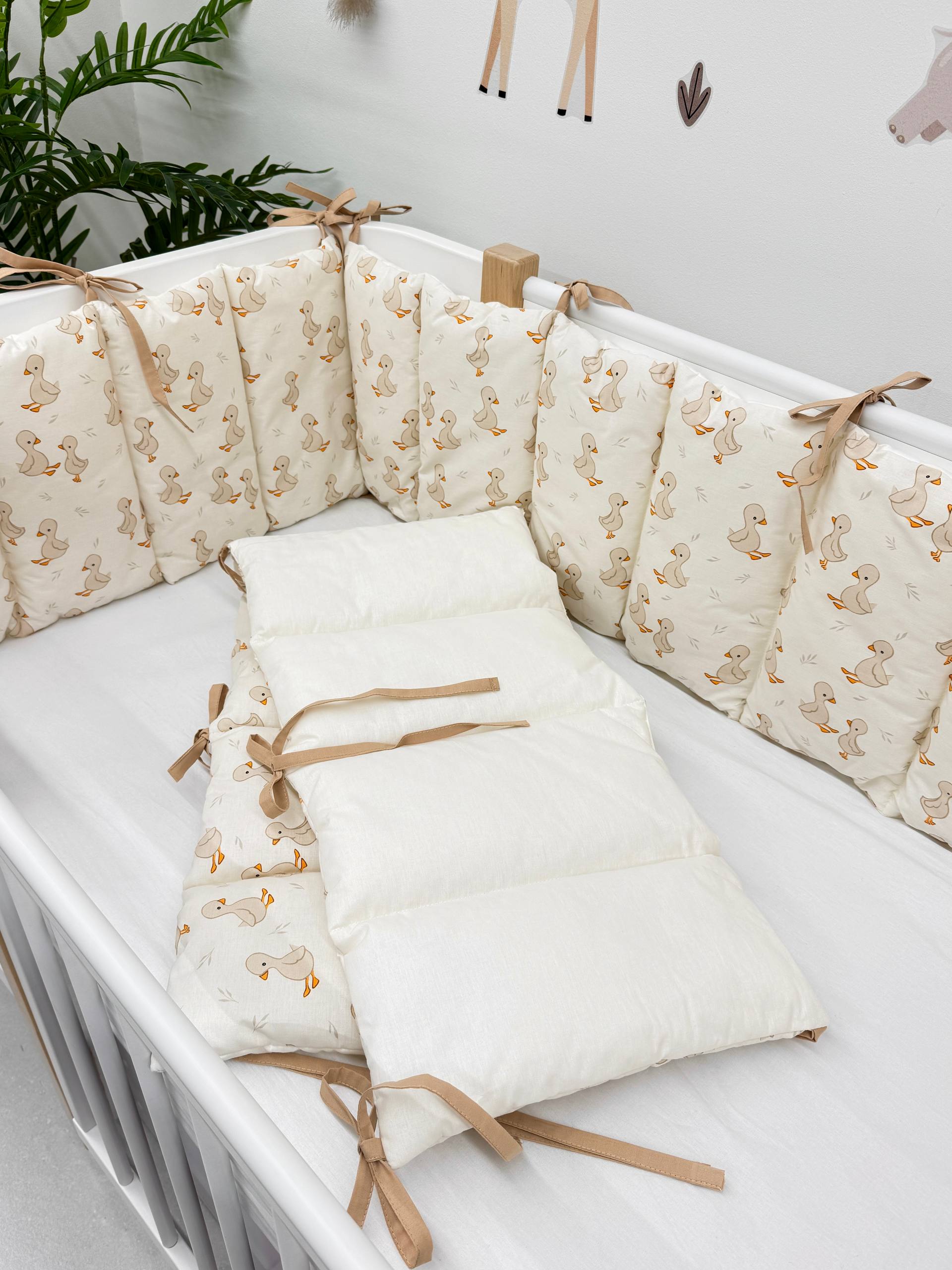 Apărătoare adorabile print rățuște 120/60cm